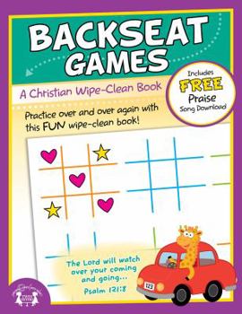 Paperback Backseat Games Christian Wipe-Clean Workbook Book