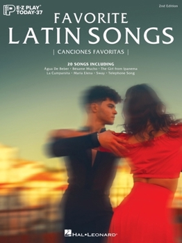 Paperback Favorite Latin Songs: E-Z Play Today Volume 37 Book