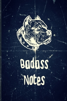 Paperback Badass Notes: Faux Vintage Cover Design Book