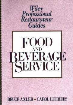 Hardcover Food and Beverage Service Book