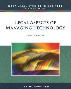 Paperback Legal Aspects of Managing Technology Book