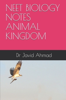 Paperback Neet Biology Notes Animal Kingdom Book