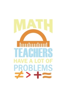 Paperback Funny School Math Teacher Notebook: Graph Paper 1cm Journal 6x9 - 120 Pages Book