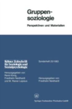 Paperback Gruppensoziologie: Perspektiven Und Materialien [German] Book