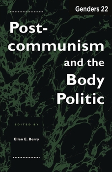 Hardcover Genders 22: Postcommunism and the Body Politic Book