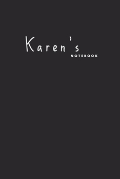 Paperback Karen's notebook: Custom made Scrapbook for Women Book