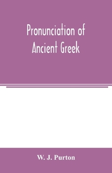 Paperback Pronunciation of ancient Greek Book