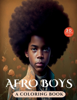 Paperback Afro Boys: A Coloring Book