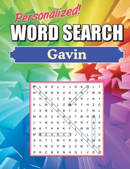 Paperback Gavin Word Search: Large Print Word Find Puzzles Book