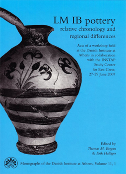 Hardcover LM IB Pottery: Relative Chronology and Regional Differences Book