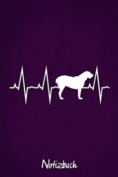 Notizbuch: Lilanes kariertes Alabai Herzschlag Hunde Notizheft ca DIN A5 weiß kariert 110 Seiten (German Edition)