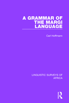 Paperback A Grammar of the Margi Language Book