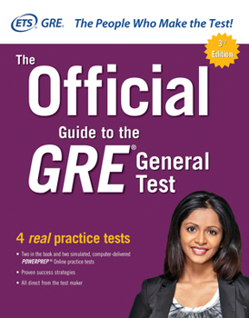 Paperback The Official Guide to the GRE General Test, Third Edition Book