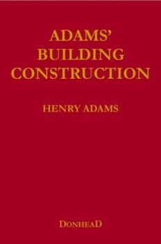 Hardcover Adams' Building Construction Book