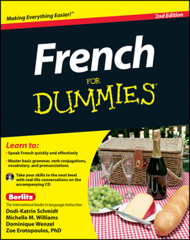 Paperback French for Dummies [With CDROM] Book