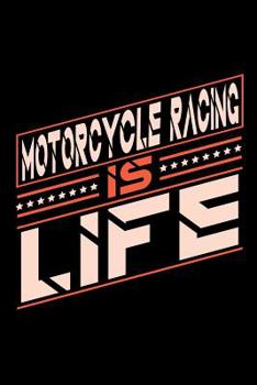 Paperback Motorcycle Racing is Life: Graph Paper 5x5 Notebook for People who love their Sports and Hobbies Book