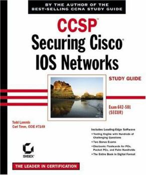 Paperback CCSP: Securing Cisco IOS Networks: Study Guide (Exam 642-501) [With CDROM] Book