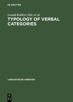 Hardcover Typology of Verbal Categories Book