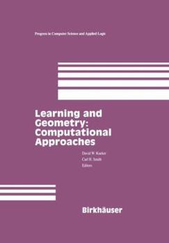 Hardcover Learning and Geometry: Computational Approaches Book