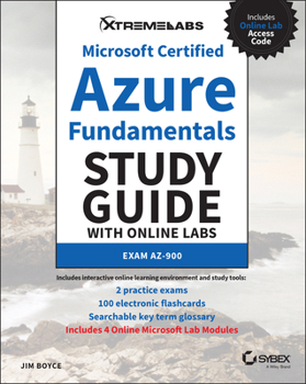 Paperback Microsoft Certified Azure Fundamentals Study Guide with Online Labs Book