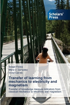 Paperback Transfer of learning from mechanics to electricity and magnetism Book