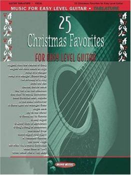 Paperback 25 EZ Christmas Favorites for Guitar Book