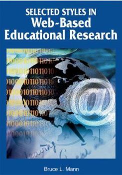 Paperback Selected Styles in Web-based Educational Research Book