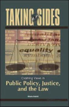 Paperback Taking Sides: Clashing Views in Public Policy, Justice, and the Law Book