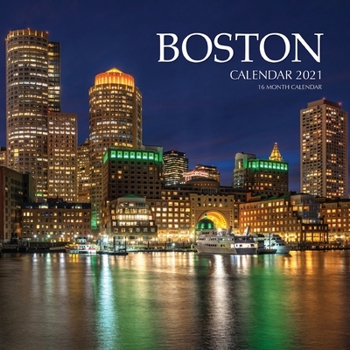 Paperback Boston Calendar 2021: 16 Month Calendar Book