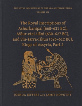 Hardcover The Royal Inscriptions of Ashurbanipal (668-631 Bc), Assur-Etel-Ila&#772;ni (630-627 Bc), and Sîn-Sarra-Iskun (626-612 Bc), Kings of Assyria, Part 2 Book