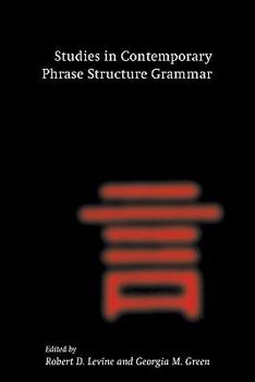 Paperback Studies in Contemporary Phrase Structure Grammar Book