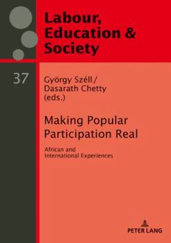 Hardcover Making Popular Participation Real: African and International Experiences Book