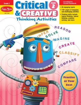 Paperback Critical and Creative Thinking Activities, Grade 2 Teacher Resource Book