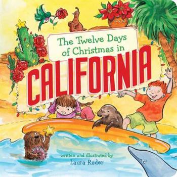 Board book The Twelve Days of Christmas in California Book