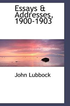 Paperback Essays & Addresses, 1900-1903 Book
