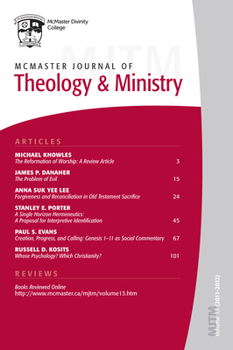 Paperback McMaster Journal of Theology and Ministry: Volume 13, 2011-2012 Book