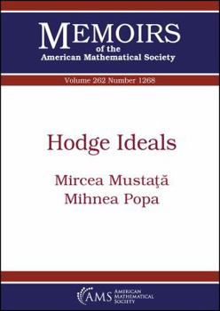 Paperback Hodge Ideals (Memoirs of the American Mathematical Society) Book