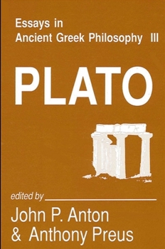 Paperback Essays in Ancient Greek Philosophy III: Plato Book