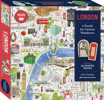 Misc. London: A Puzzle for Curious Wanderers: 1000-Piece Puzzle with 20 Shaped Pieces, from Sunday Times Bestselling Author Jack Chesher @Livinglondonhistor Book