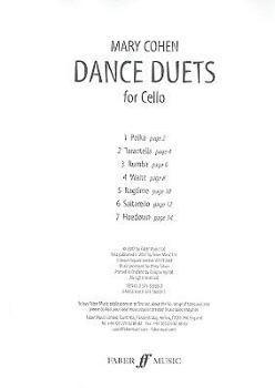 Paperback Dance Duets for Cello Book