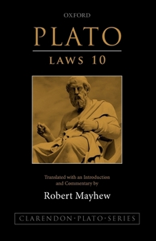 Paperback Plato: Laws 10 Book