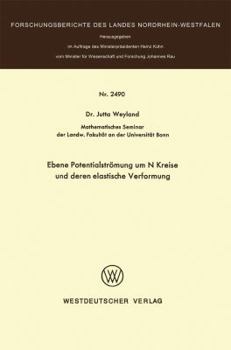 Paperback Ebene Potentialströmung Um N Kreise Und Deren Elastische Verformung [German] Book