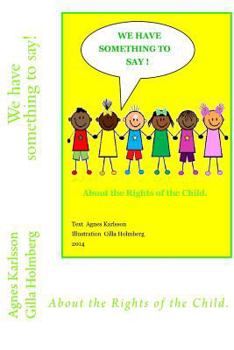 Paperback We have something to say! Book