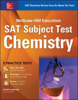 Paperback McGraw-Hill Education SAT Subject Test Chemistry Book