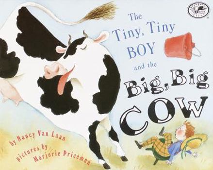 Paperback The Tiny, Tiny Boy and the Big, Big Cow Book