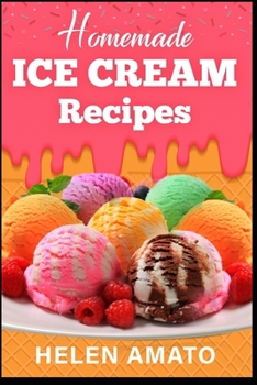 Paperback Homemade Ice Cream Recipes Book