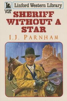Paperback Sheriff Without a Star [Large Print] Book