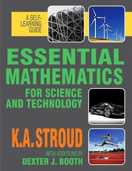 Paperback Essential Mathematics for Science and Technology: A Self-Learning Guide Book