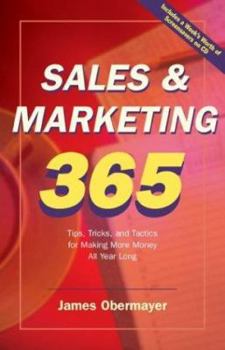 Paperback Sales & Marketing 365 [With CDROM] Book