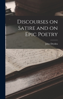 Hardcover Discourses on Satire and on Epic Poetry Book